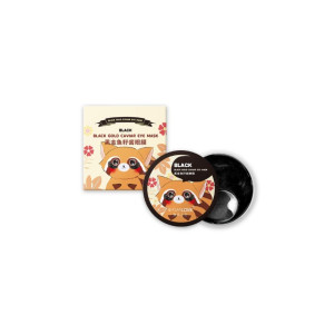 SERSANLOVE - Black Gold Caviar Eye Mask, 60szt. - Pielęgnacyjne hydrożelowe płatki pod oczy