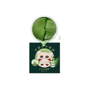 SERSANLOVE - Aloe Rehydrating Eye Mask, 60szt. - Hydrożelowe płatki pod oczy