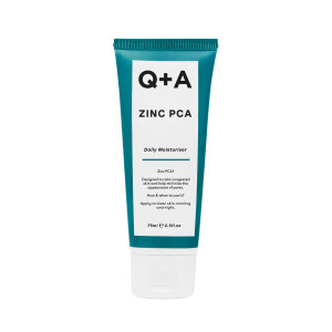 Q+A - Zinc PCA Daily Moisturiser, 75ml - krem do twarzy z cynkiem PCA przeciw niedoskonałościom