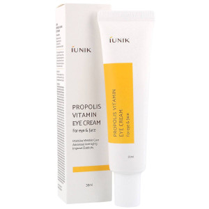 iUNIK - Propolis Vitamin Eye Cream, 30ml - odżywco-ujędrniający krem pod oczy z propolisem