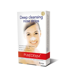 PUREDERM - Deep Cleansing Nose Strips, 6 szt. - Oczyszczające plastry na nos