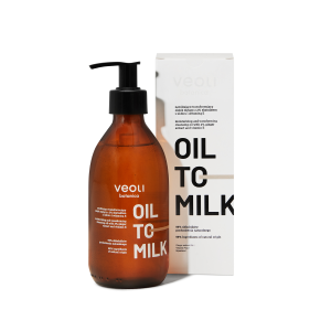 Veoli Botanica - OIL TO MILK Nawilżająco-transformujący olejek myjący z 2% ekstraktem z imbiru i witaminą E, 290ml