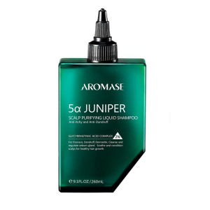 AROMASE - 5α Juniper Scalp Purifying Liquid Shampoo, Szampon - płyn oczyszczający skórę głowy, 260ml