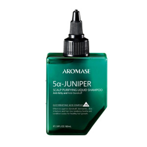 AROMASE - 5α Juniper Scalp Purifying Liquid Shampoo, Szampon - płyn oczyszczający skórę głowy, 80ml
