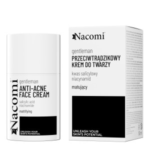 NACOMI - GentleMan- Krem do skóry Trądzikowej - Matujący, 50ml