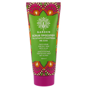 GARDEN FACE SCRUB PURIFYING OLIVE - peeling do twarzy oliwkowy, 50ml