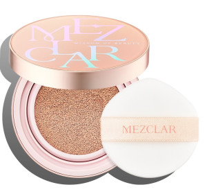 MEZCLAR - Skin Care Air Fit Cover Cushion (Peach) No.21, 10g - podkład w formie cushion w odcieniu jasnego beżu