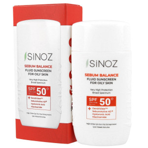 Sinoz - Sebum Balance Fluid Sunscreen for Oily Skin SPF50+ / PA++++, 50ml