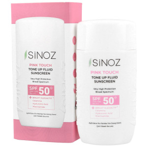 Sinoz - Pink Touch Tone Up Fluid Sunscreen SPF50+ / PA++++, 50ml