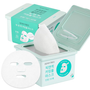 Dewytree - PICK AND QUICK Calming Full Mask, 30 szt - zestaw kojących masek do twarzy w płachcie