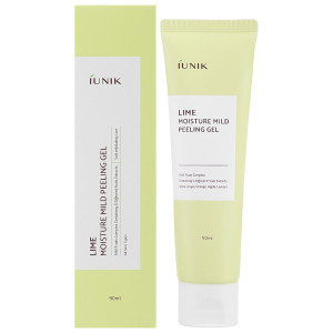 iUNIK - Lime Moisture Mild Peeling Gel, 90ml - Łagodny peeling żelowy do twarzy