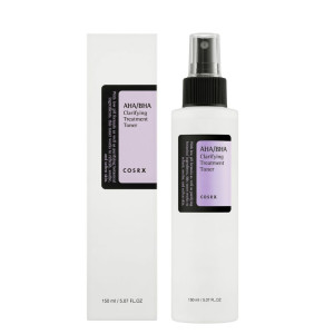 COSRX - AHA/BHA Clarifying Treatment Toner, 150ml - tonik do twarzy z kwasami AHA i BHA