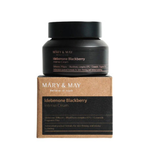 Mary&May - Idebenone Blackberry Intense Cream, 70 g - przeciwzmarszczkowy krem do twarzy