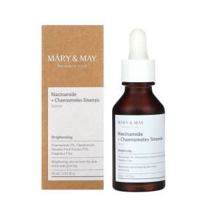 Mary&May - Niacinamide + Chaenomeles Sinensis Serum, 30ml - serum o działaniu rozjaśniającym i normalizującym