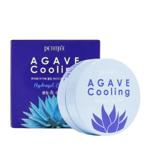 Petitfee - Agave Cooling Hydrogel Eye Mask, 60 szt. - chłodzące hydrożelowe płatki pod oczy