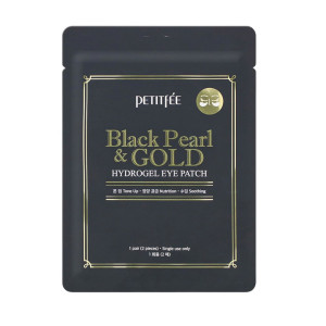 Petitfee - Black Pearl & Gold Hydrogel Eye Patch, 1 szt. - hydrożelowe płatki pod oczy