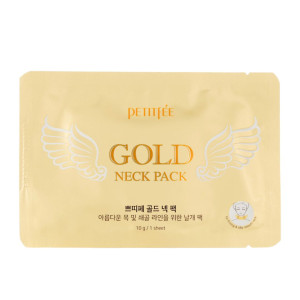 Petitfee - Gold Neck Pack, 10g - maska na szyje