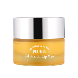 Petitfee - Oil Blossom Lip Mask Sea Buckthorn Oil, 15g - całonocna maseczka do ust