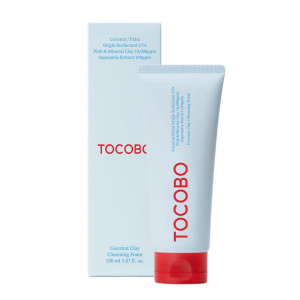 TOCOBO - Coconut Clay Cleansing Foam, 150ml - oczyszczająca pianka do mycia twarzy z glinką
