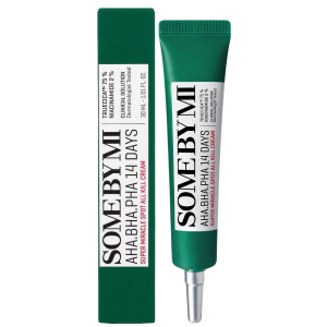 SOME BY MI - AHA BHA PHA 14 DAYS Super Miracle Spot All Kill Cream, 30ml - krem punktowy na zmiany trądzikowe