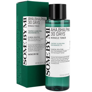 SOME BY MI - AHA BHA PHA 30 Days Miracle Toner, 150ml - tonik do cery trądzikowej