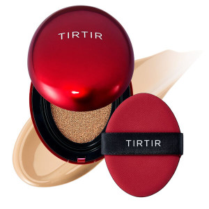 TIRTIR - Mask Fit Red Mini Cushion 27N Camel, 4.5g - podkład w formie cushion, najciemniejszy odcień z neutralnymi tonami, wersja mini