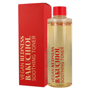 Be The Skin - Vegan Redness Bakuchiol Soothing Toner, 250ml - wegański tonik łagodzący zaczerwienienia z bakuchiolem