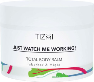 TIZMI - Just Watch Me Working - wielozadaniowy balsam do ciała Rabarbar & Mięta, 200 ml