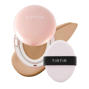 TIRTIR - Mask Fit All Cover Pink Cushion 25N Mocha, 18g - kryjący podkład w formie cushion, ciemniejszy odcień z neutralnymi tonami