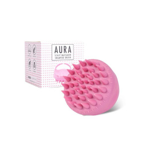 SISTER YOUNG - Aura Shampoo Brush Pink - Szczotka do masażu głowy/mycia, Różowa