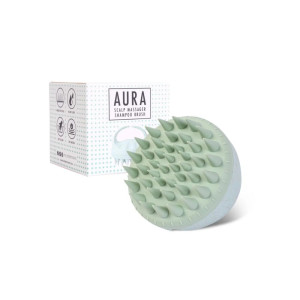 SISTER YOUNG - Aura Shampoo Brush Mint, Szczotka do masażu głowy/mycia, Miętowa