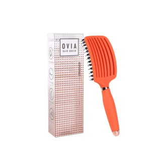 SISTER YOUNG - OVIA APRICOT BV - Szczotka do Włosów z Naturalnego Włosia Dzika z Wentylacją, Orange