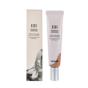 HEIMISH - Moringa Ceramide BB Cream 28 Tan SPF 30 PA++, 30g – nawilżająco-odżywczy krem BB z ceramidami, średni ciepły beż