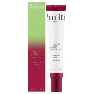 PURITO SEOUL - Timeless Bloom Retinol Spot Cream, Przeciwzmarszczkowy krem z retinolem do stosowania punktowego, 30ml