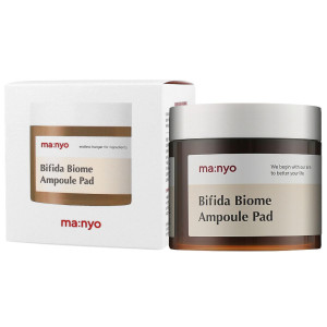 ma:nyo - Bifida Biome Ampoule Pad, 70szt - regenerująco-nawilżające płatki do twarzy