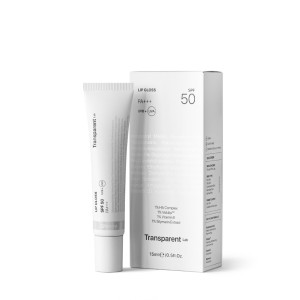 Transparent Lab - Lip Gloss Glossy SPF50, Nawilżający balsam do ust, 15ml