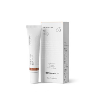 Transparent Lab - Lip Gloss SPF50 Terracotta, Nawilżający balsam do ust, 15ml