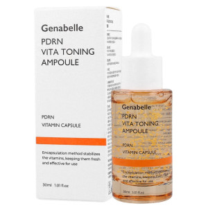 Genabelle - PDRN Vita Toning Ampoule, 30ml - rozjaśniająco-tonizujące serum do twarzy