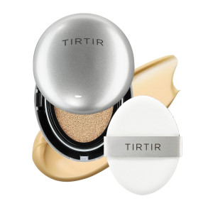 TIRTIR - Mask Fit Aura Cushion 24W Soft Beige, 18g - rozświetlający podkład w formie cushion, średni odcień z ciepłymi tonami