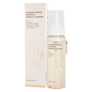 HEVEBLUE - Salmon Caring Centella Bubble Cleanser, 200 ml - pianka do oczyszczania twarzy