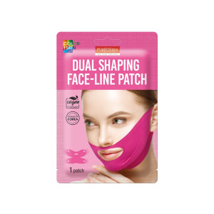 PUREDERM - Dual Shaping, Wegańska modelująca maseczka na podbródek, 1 szt.