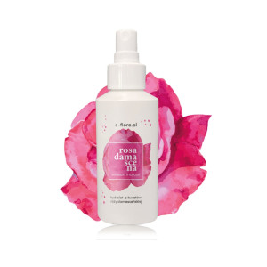 e-FIORE - Hydrolat z Kwiatów Róży Damasceńskiej bez konserwantów, 100ml