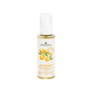 ORIENTANA - Olejek do demakijażu twarzy i oczu ZŁOTA POMARAŃCZA, 100ml