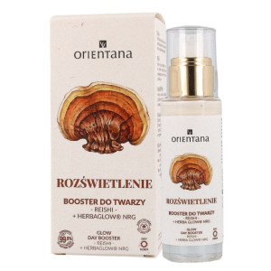 ORIENTANA - Booster do twarzy na dzień Rozświetlenie REISHI + HERBAGLOW NRG, 30ml