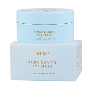 Petitfee - Aura Quartz Eye Mask Hydrogel Type, 60szt - nawilżające hydrożelowe maski pod oczy