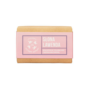 CZTERY SZPAKI - Słona Lawenda - naturalne mydło w kostce, 110g