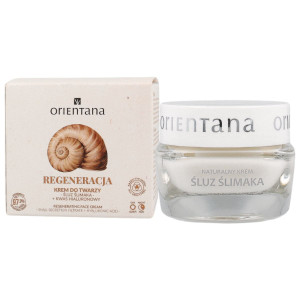 ORIENTANA - Natural Snail Cream, 50ml - Naturalny krem do twarzy ze ŚLUZEM ŚLIMAKA