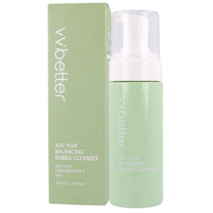 vvbetter - JEJU YUJA Balancing Bubble Cleanser, 145ml - łagodna pianka oczyszczająca do twarzy