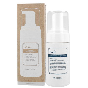 KLAIRS - Rich Moist Foaming Cleanser, 100ml - Hipoalergiczna pianka oczyszczająca