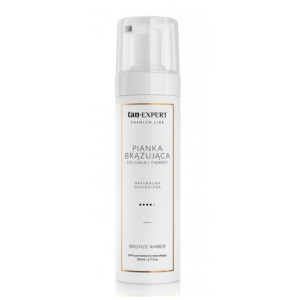 TanExpert - Premium Line Bronze Amber, 200ml - Pianka Brązująca do ciała i twarzy Naturalna Opalenizna